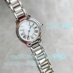 Premium Quality Ronde Must De Cartier Stainless Steel 29 Copy Watch